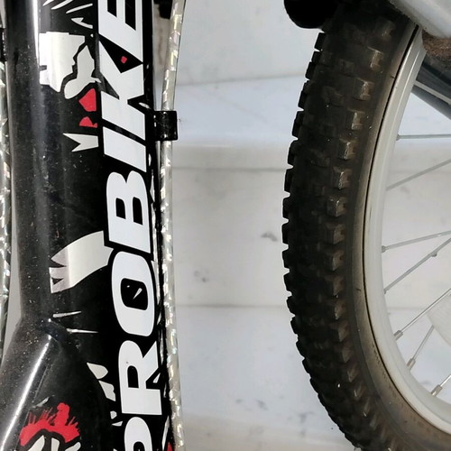 Probike children's bicycle used, black, front suspension
