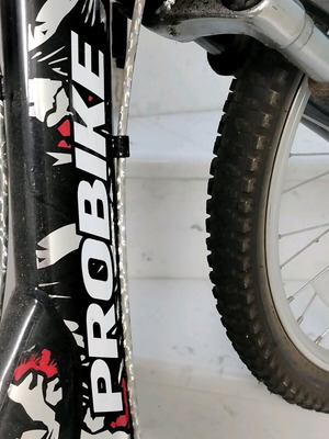 Probike children's bicycle used, black, front suspension