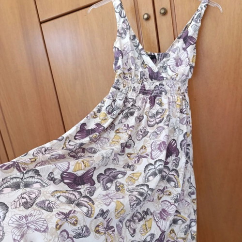 HM romantic summer dress with butterflies