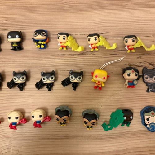 Kinder Joy Funko Pop DC Superheroes like new
