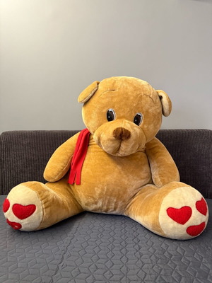 Αρκούδος λούτρινος XL σαν καινούργιος, 85 εκ