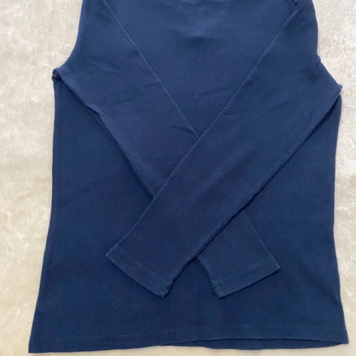 Men's long-sleeve shirt like new, size M, blue