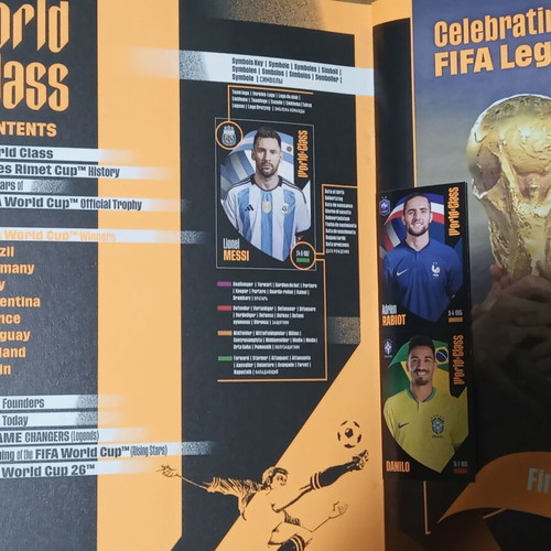 Panini World Class Game Changers 2024 empty sticker album German Austrian edition