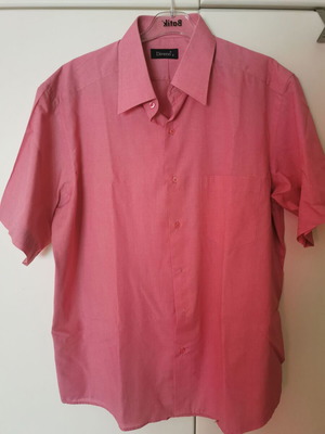Men's short-sleeve shirt Diverso pink size XL like new