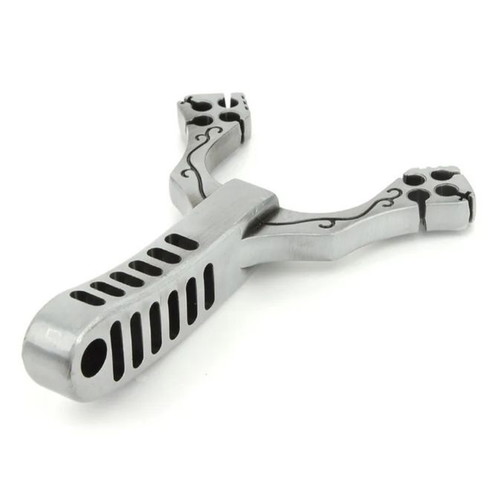 Metal Combat Hunting Slingshot new with 8 rubber bands