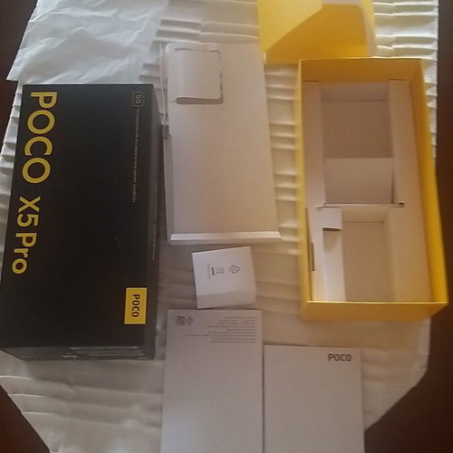 Poco X5pro box with accessories like new