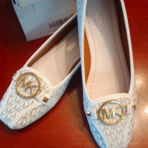 Michael Kors ballerinas new, white and grey