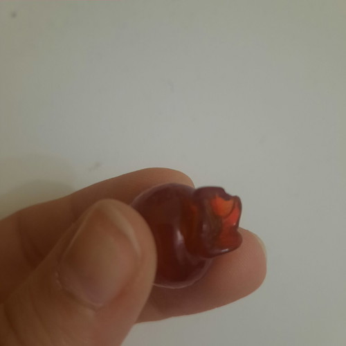 Murano glass pomegranate used for jewelry and crafts