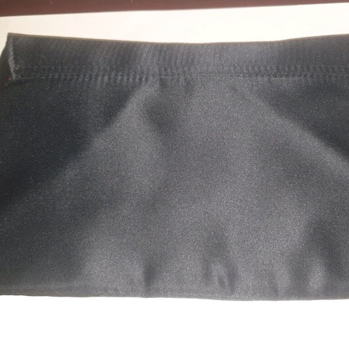 Lancome Paris toiletry bag new, black and red fabric with rose