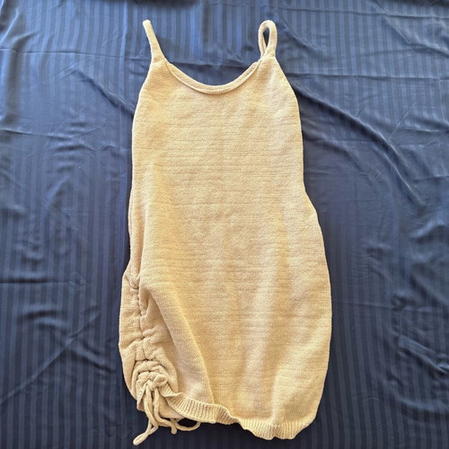 Swimsuit cover up Shein beige like new, size S
