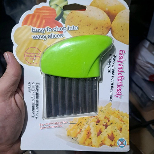 Zigzag cutter for potatoes and vegetables new