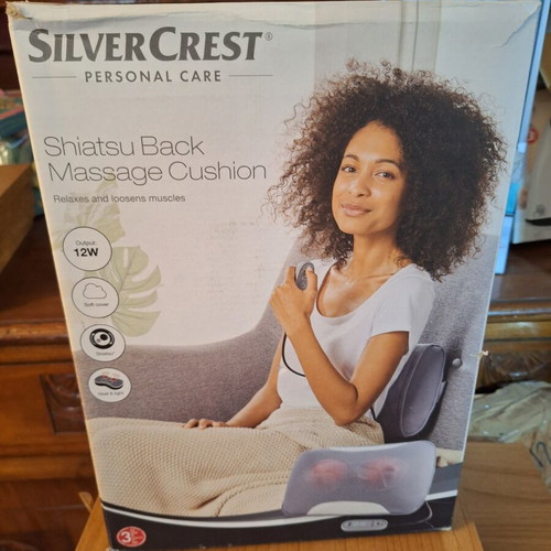 Silvercrest Shiatsu Back Massage Cushion 12W like new