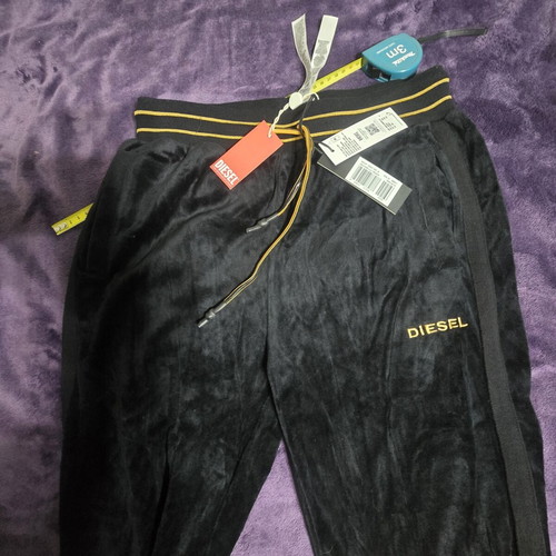 Diesel UMLB-Darren-CH velvet sweatpants size M