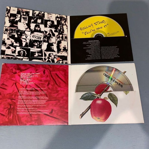 Rolling Stones pack of 8 rock CDs in cardsleeves