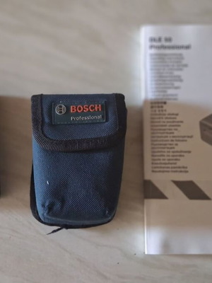 Μετρητής αποστάσεων λέιζερ Bosch DLE 50 Professional σαν καινούργιο με θήκη και manual