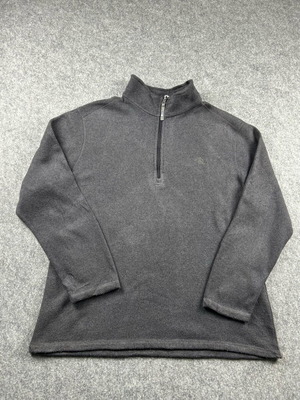 The North Face Fleece Men's Gray XL used Vintage Y2K Quarter Zip