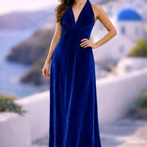 Velvet Long Dress Shein used, royal blue, - 7,00 - Vendora.cy Velvet Long Dress Shein used, royal blue, - 7,00 - Vendora.cy