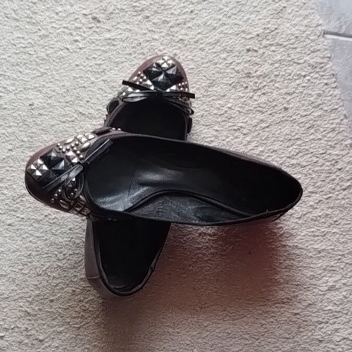 Ballerinas size 37 vintage used, low heel