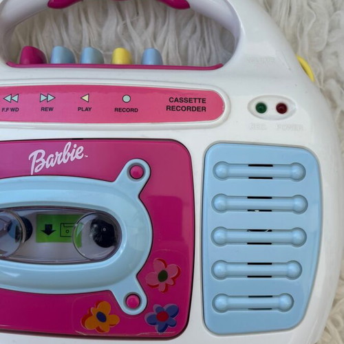 Barbie κασετόφωνο καραόκε μεταχειρισμένο με μικρόφωνο Mattel