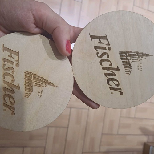 Fischer collectible coasters new, set of 2 pieces