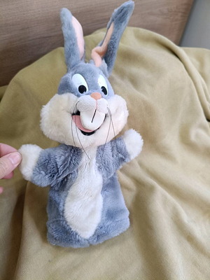 Bugs Bunny Plush Hand Puppet vintage, like new, 35 cm