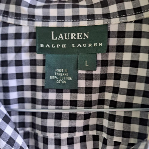 Ralph Lauren women's shirt like new with embroidered logo on 3/4 sleeve