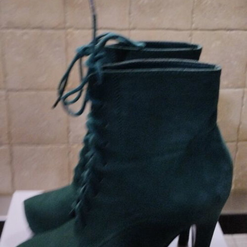 Tsoukalas Shoes ankle boots dark green like new
