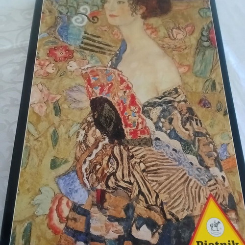 Klimt The Lady with the Fan 1000-Piece Puzzle like new
