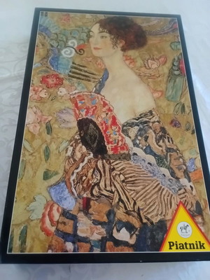 Klimt The Lady with the Fan 1000-Piece Puzzle like new