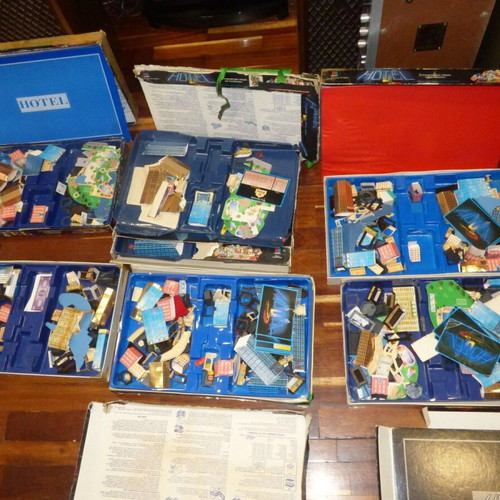 MB Hotel board games used, pack of 7 for spare parts