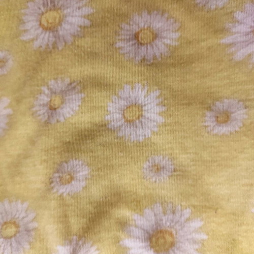 Pastel Yellow Daisy Bloomer Ruffle Shorts size S-M used