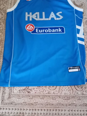 Hellas basketball jersey Champion like new, size 2XL