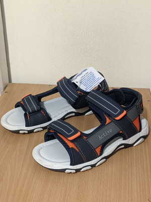 Blue sandals size 34, new