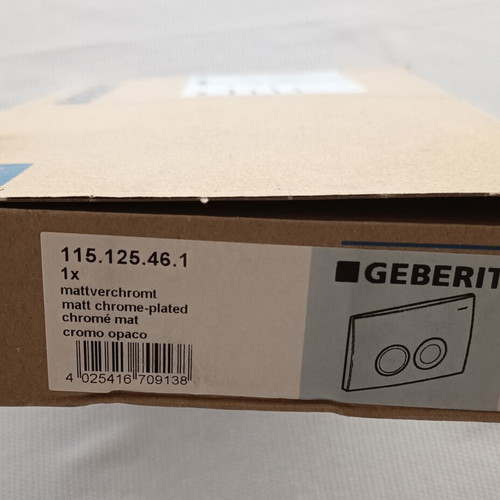 Geberit Delta 21 Matt Chrome flush plate