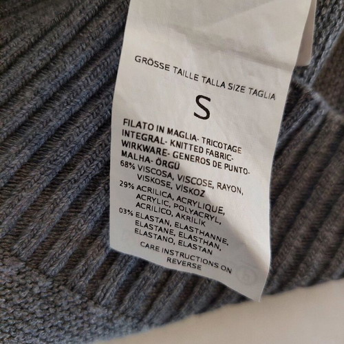 Marella knitted women's sweater small grey like new