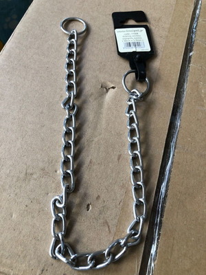 Περιλαίμιο υπακοής στριφτή αλυσίδα 3mm x 50cm καινούργιο