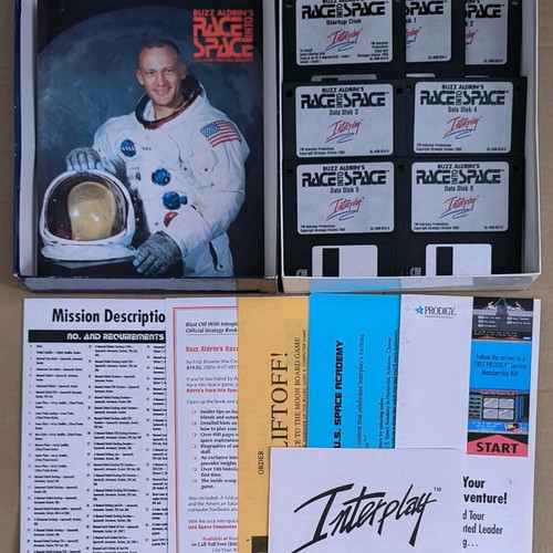 Buzz Aldrin's Race Into Space PC like new, complete in box