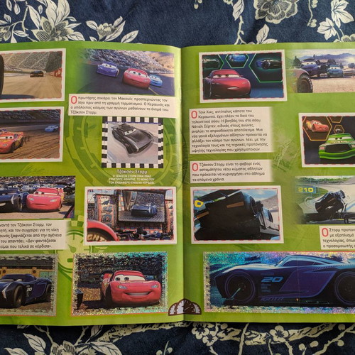 Panini Disney Cars 2017 sticker album new complete