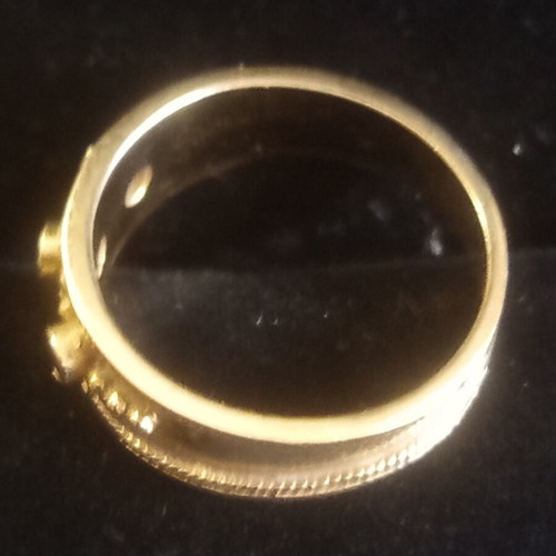 Women's gold ring and bracelet set 14k with rubies, emeralds, sapphires, like new