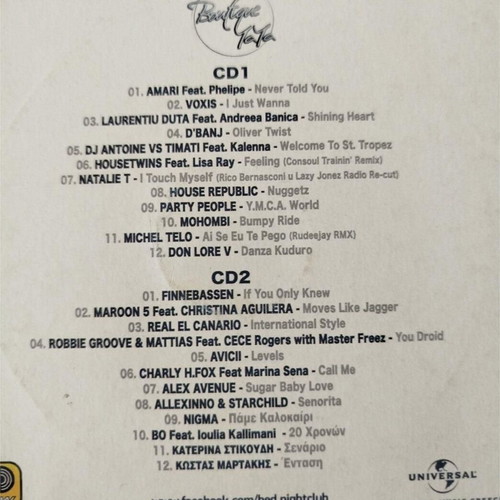 Club music collection 8 CDs used, 3 cases from Thema