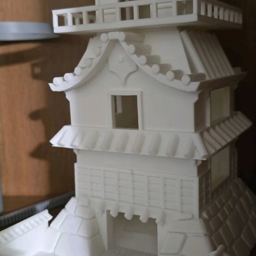 Dice tower Japanese house new, printed