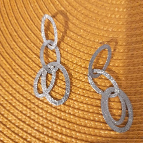 Silver 925 Long Earrings Like New