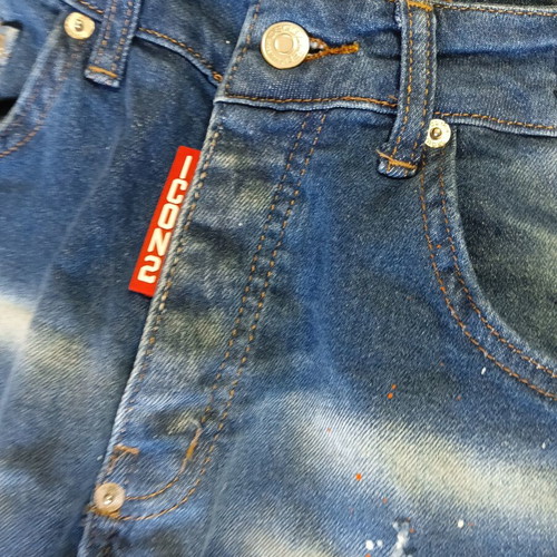 Dsquared2 Jeans size 50 XL like new, blue with rips