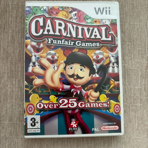 Carnival Funfair Games Nintendo Wii used complete