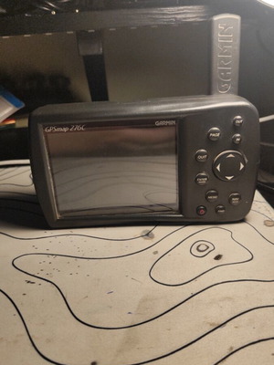 Garmin map with two batteries like new, no charger