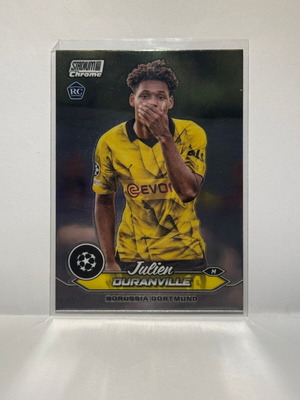2023-24 Topps Stadium Club Chrome UEFA Champions League Julien Duranville card new #16