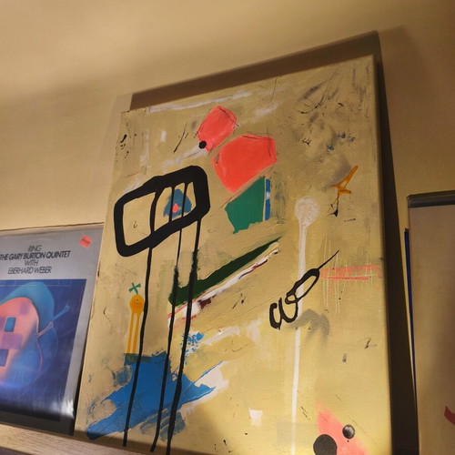 Painting on canvas abstract theme 40x50 like new