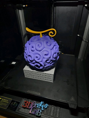 Gomu gomu no mi φρούτο 3d printed σαν καινούργιο, βάση poneglyph
