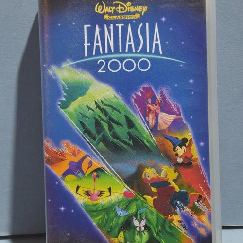 Fantasia 2000 VHS tape used, animated