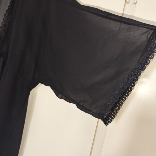 Black beach kimono XXXL used, very good condition